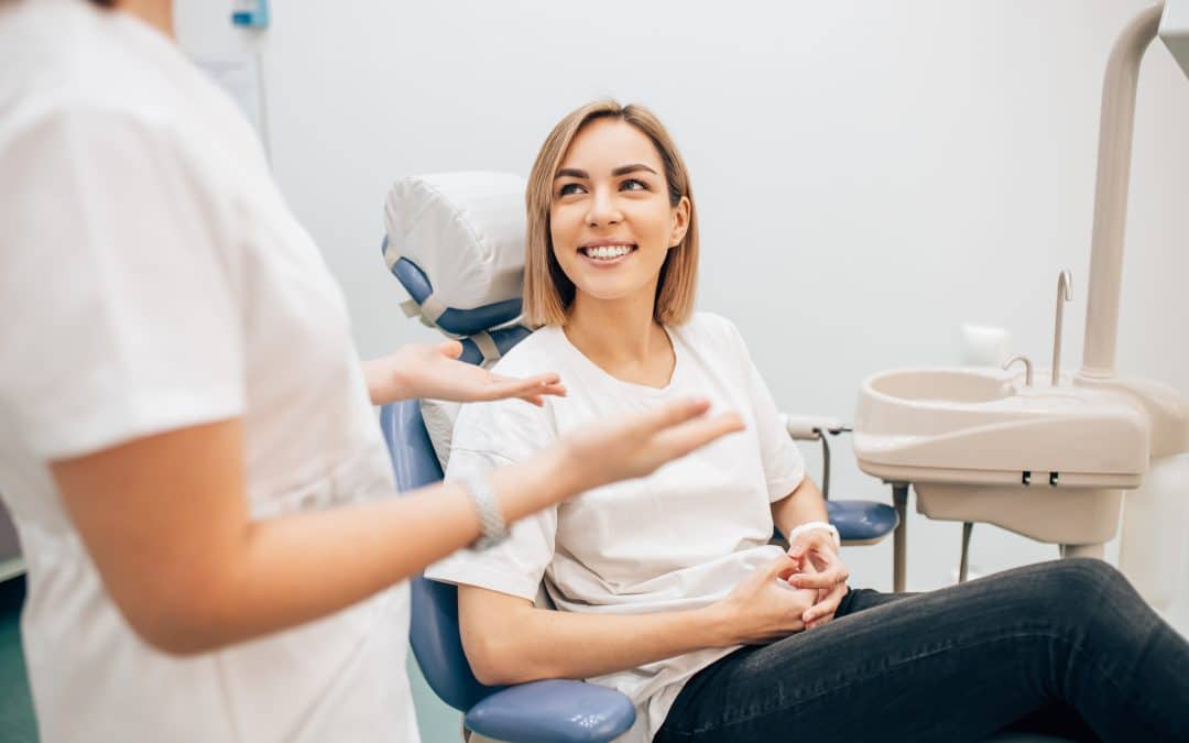 dental patient during tmj treatment appointment at senan orthodontic studios